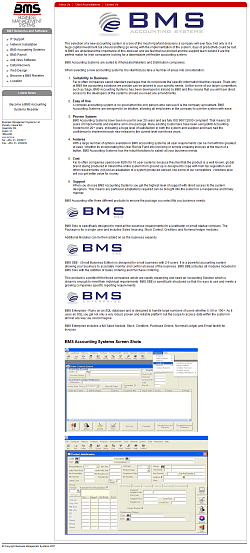 Accounting systems page