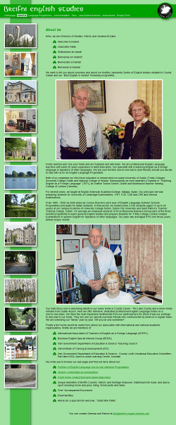 About us page About us page