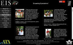 Testimonials page Testimonials page