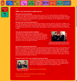 Lending library page Lending library page