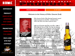 Brand history page Brand history page