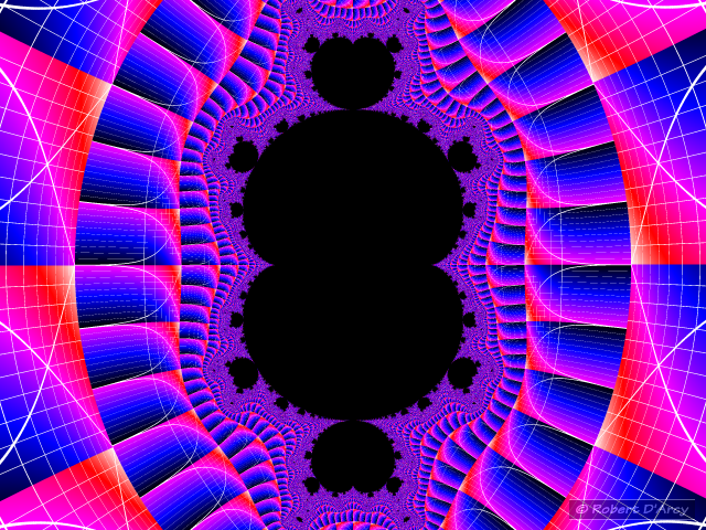 Image tessellated inside a Multibrot Set #1, z = z³+c