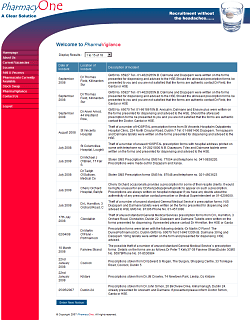 Pharmavigilance alerts page