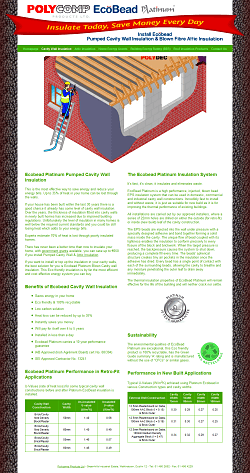 Cavity wall insulation page Cavity wall insulation page