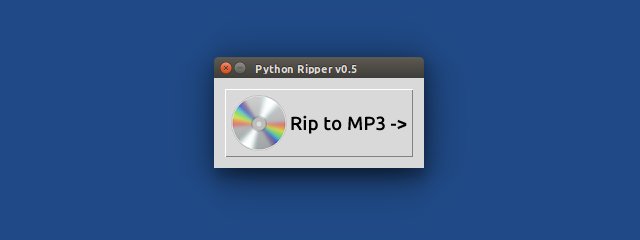 The Python Ripper GUI running on Ubuntu