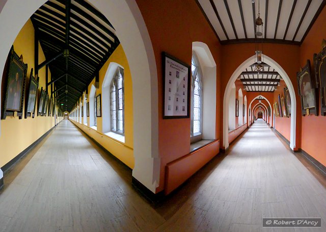 The corridors of St. Patrick's House - cylindrical projection