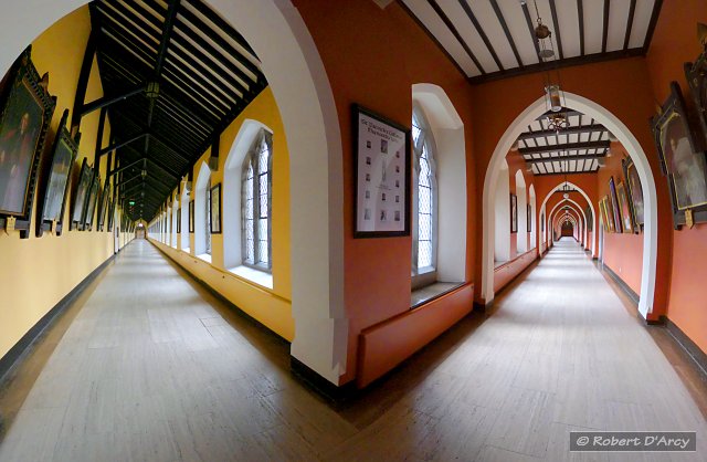 The corridors of St. Patrick's House - stereographic projection