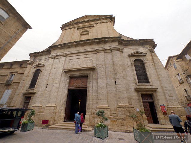 View of Collégiale Saint-Jean in Pézenas