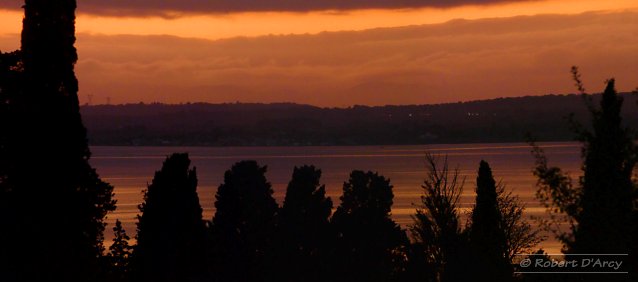 View of Étang de Thau from Sète