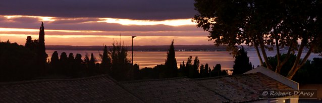 View of Étang de Thau from Sète