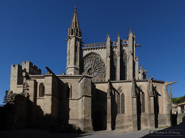 View of the southern side of La basilique Saint-Nazaire