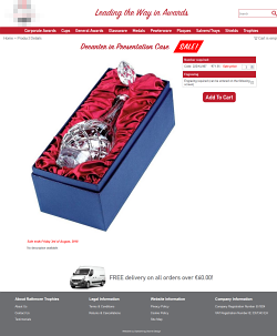 A sample product page