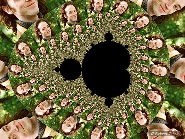 Photograph of me embedded in a fractal